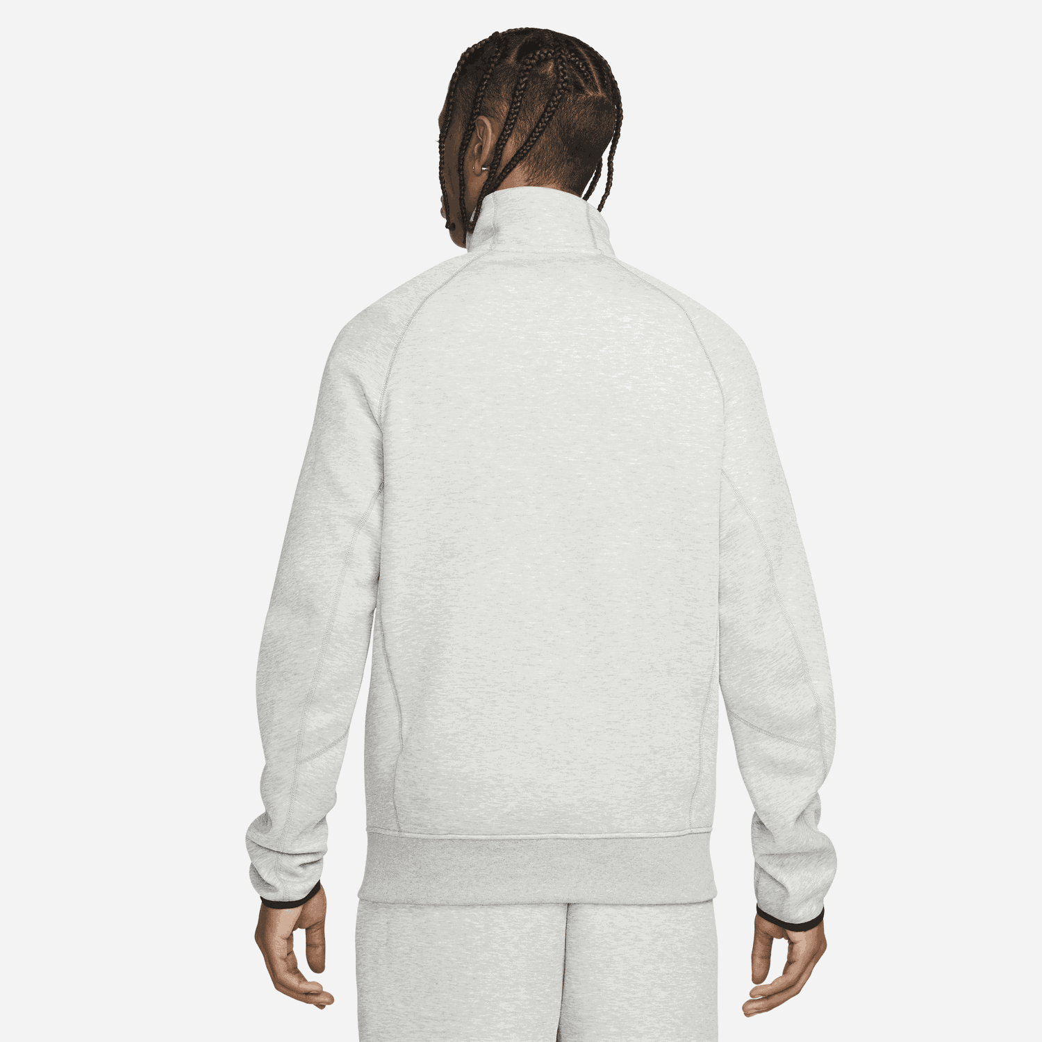 Mikina Nike Pánská mikina Sportswear Tech Fleece s polovičním zipem - Šedá Biela | FB7998-063, 1