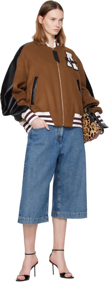 Bomber bunda The Attico The Attico Wool Bomber Jacket Hnedá | 251WCB00092 WWV058AA, 3