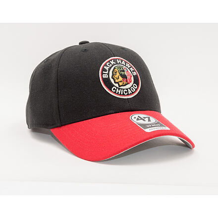 Šiltovka '47 Brand '47  Brand Chicago Blackhawks Vintage MVP Čierna | HVIN-MVPTT04WBV-BK37, 0