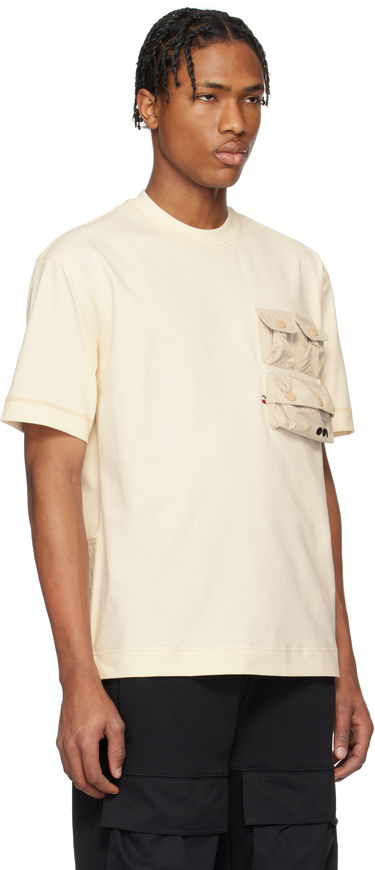 Tričko Moncler Moncler Grenoble Cotton T-Shirt with Pockets Béžová | K10978C0000389AW1, 1