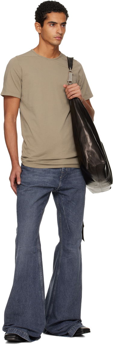Tričko Rick Owens Concordians Level T-shirt Béžová | DU02E7250 RNP, 4
