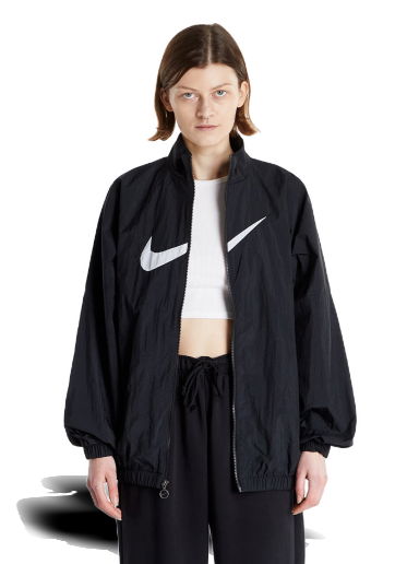 Vetrovka Nike NSW Essential Woven Jacket Hbr Black/ White Čierna | DM6181-010