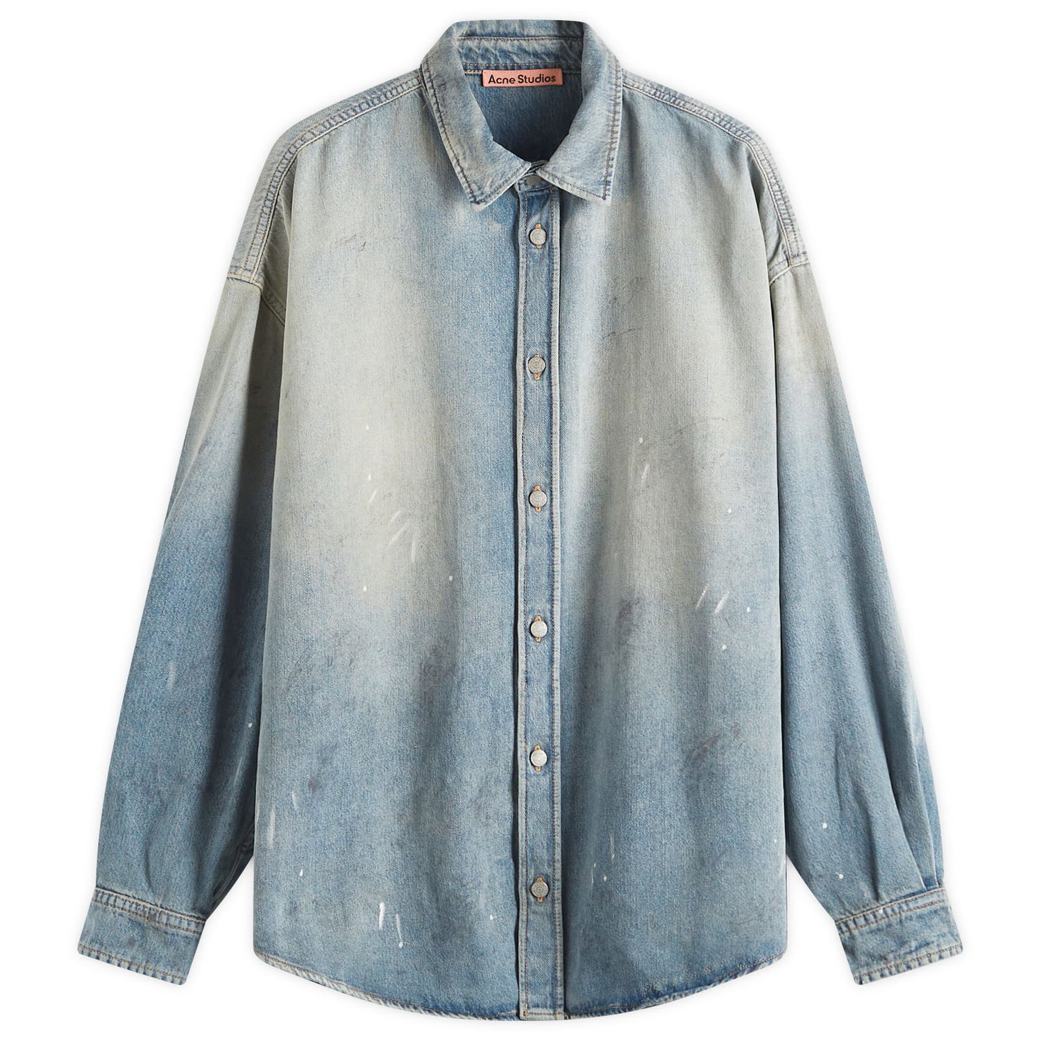 Košeľa Acne Studios Acne Studios Setar U Trafalgar Denim Shirt, Size Large Modrá | CB0103-228, 0