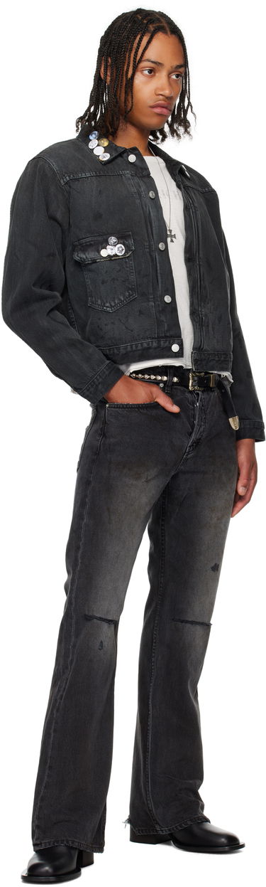 Bunda Enfants Riches Déprimés Enfants Riches Déprimés Type VII Pin Assemblage Denim Jacket Čierna | 030-524, 3