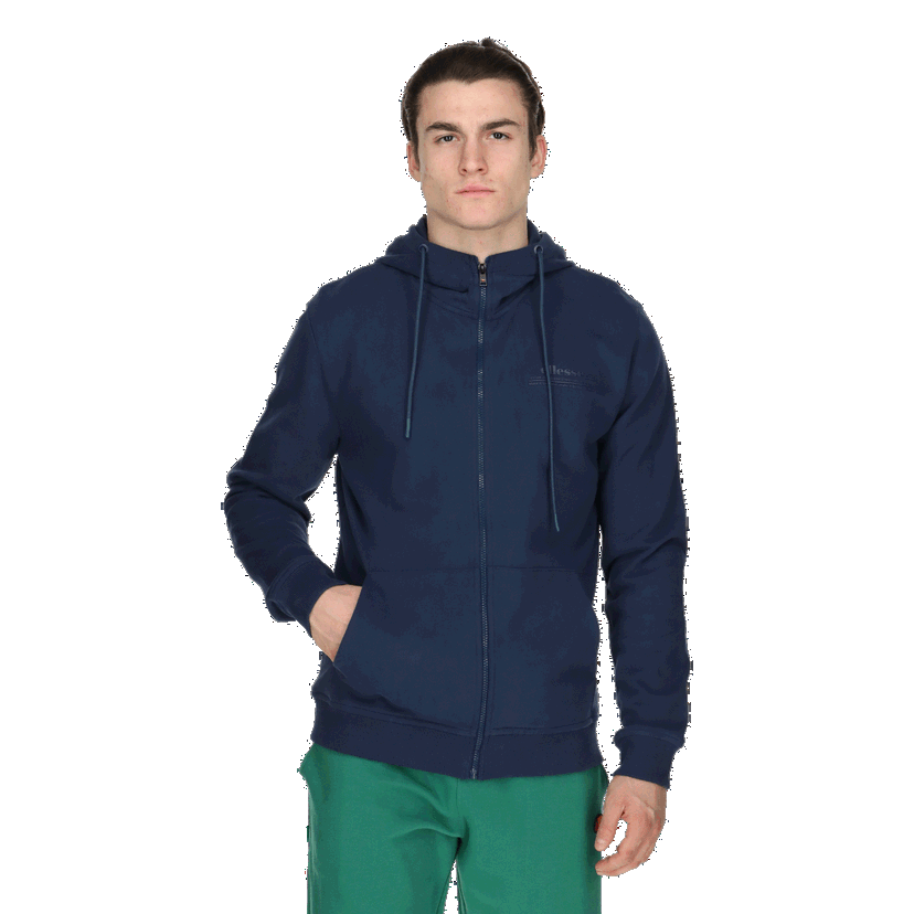 Mikina Ellesse Full-Zip Hooded Sweatshirt Navy | ELA241M602-02