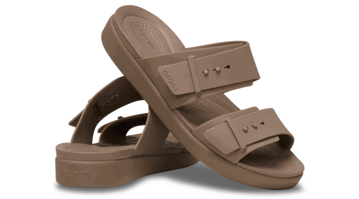 Tenisky a topánky Crocs Brooklyn Buckle Low Low Sandals Béžová | 211215-2Q9, 1
