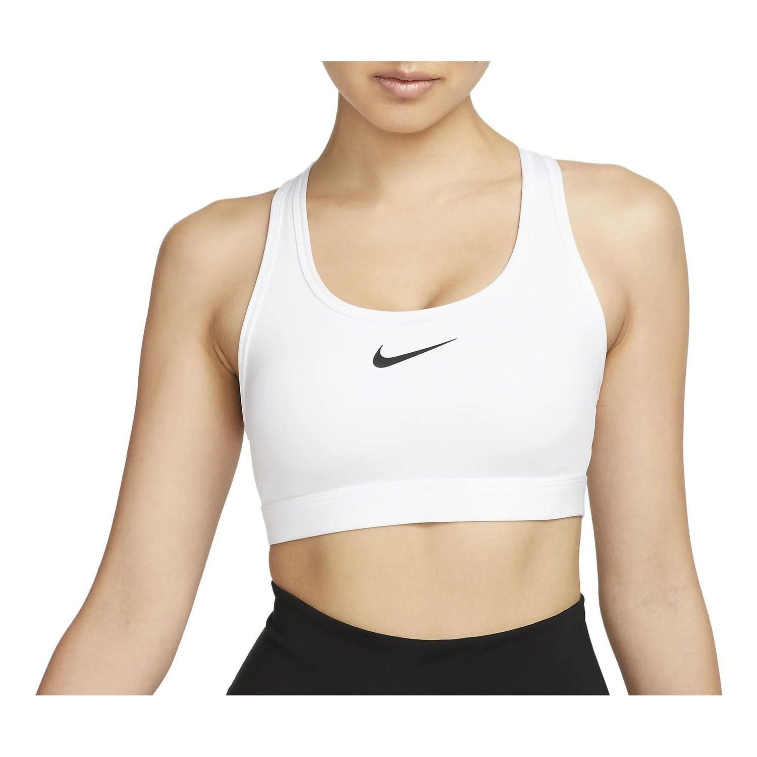 Podprsenka Nike Swoosh Medium Support Sports Bra Biela | DX6822-100, 0