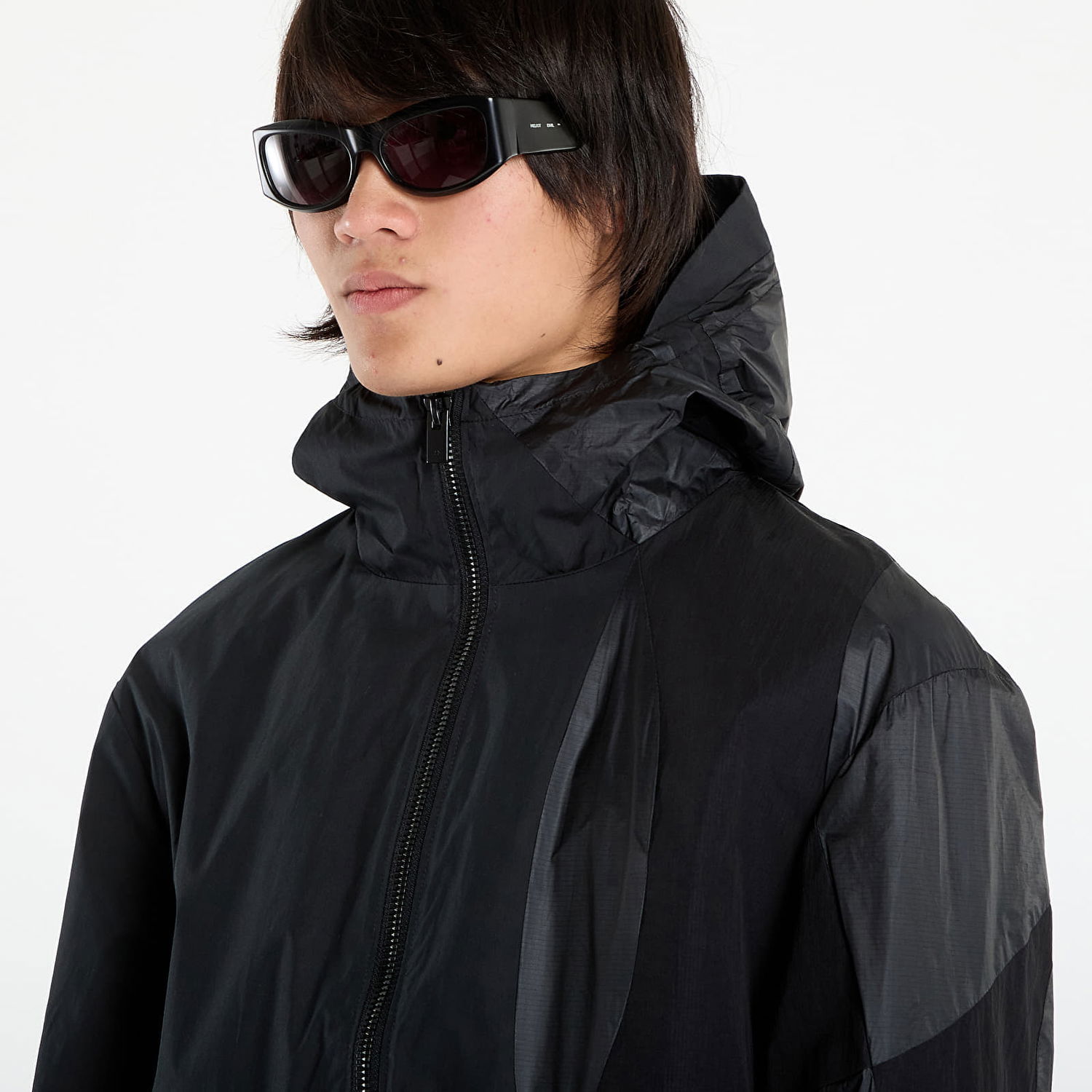 Bunda HELIOT EMIL HELIOT EMIL Polarize Hooded Jacket Čierna | AW25_M_02_159_BLK01, 1