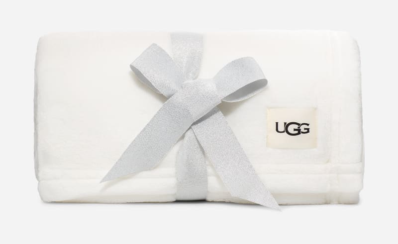 Šál UGG Bartlet Fleece Blanket Biela | 1131437-CSLV