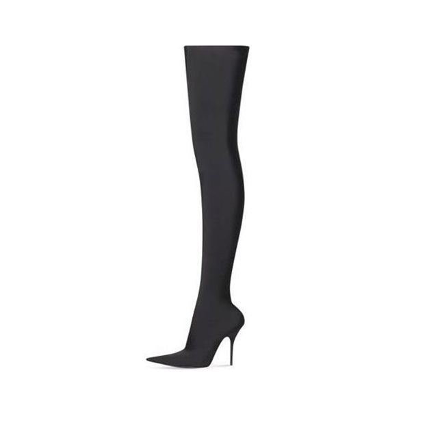 Tenisky a topánky Balenciaga Balenciaga Knife Over The Knee Boots Čierna | 719816W2ES01000