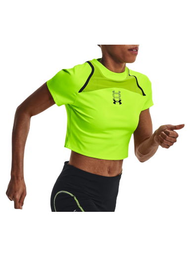 Tričko Under Armour Run Anywhere Crop Tee Žltá | 1376816-369