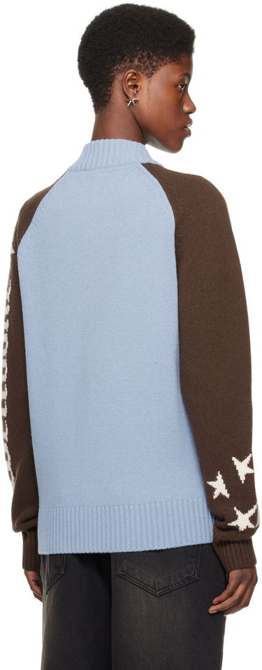 Sveter We11done We11done Zip Cardigan Modrá | WD-KJ0-24-620-U-SK, 2