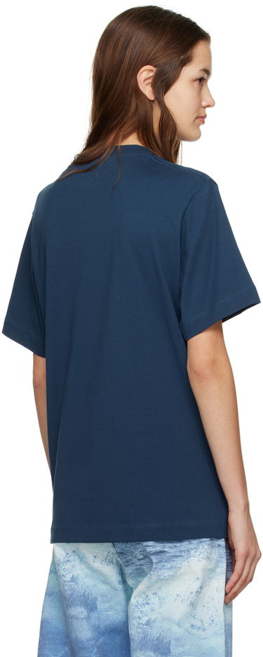 Tričko Études Études Wonder College T-Shirt Modrá | E23MM109A01043, 2
