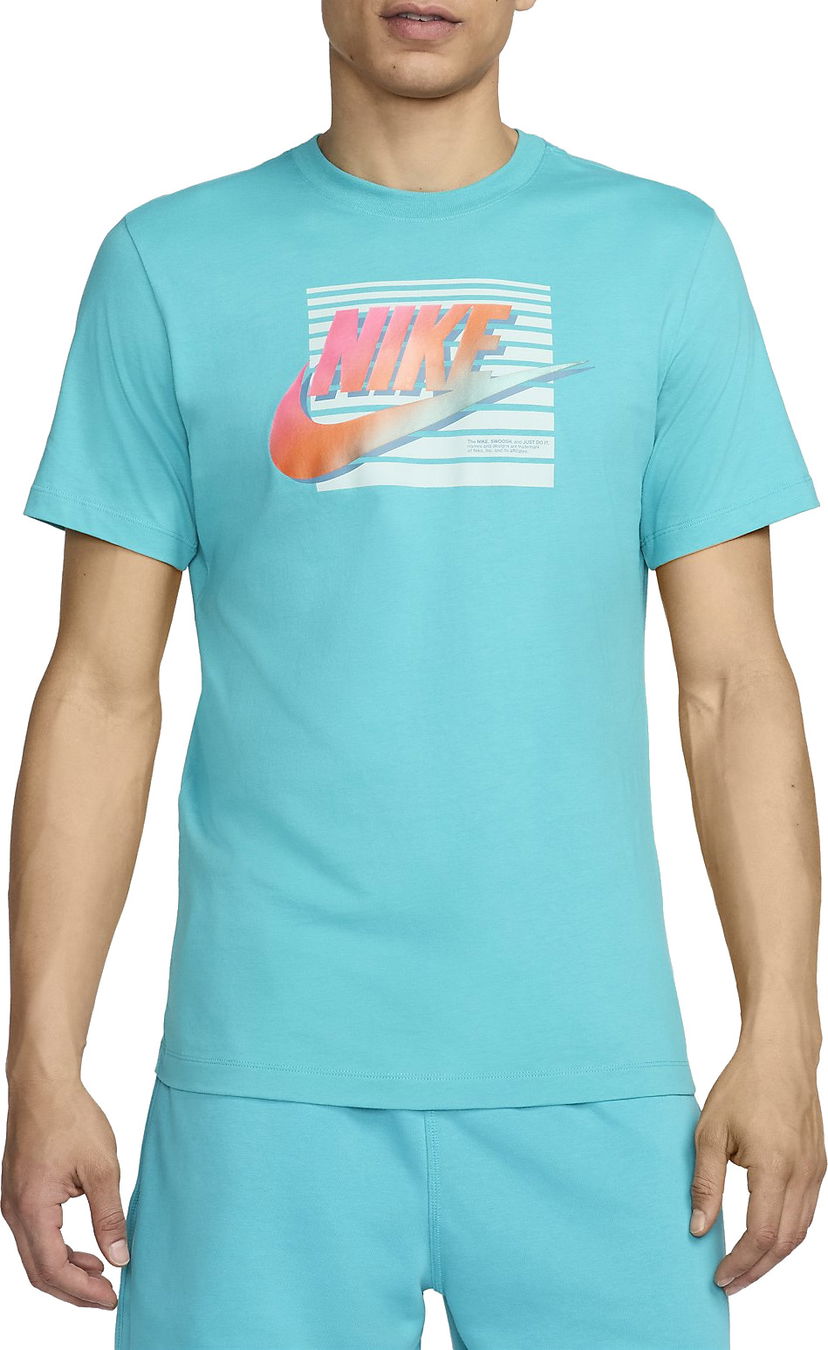 Tričko Nike M NSW TEE 6MO FUTURA Tyrkysová | fq7995-345