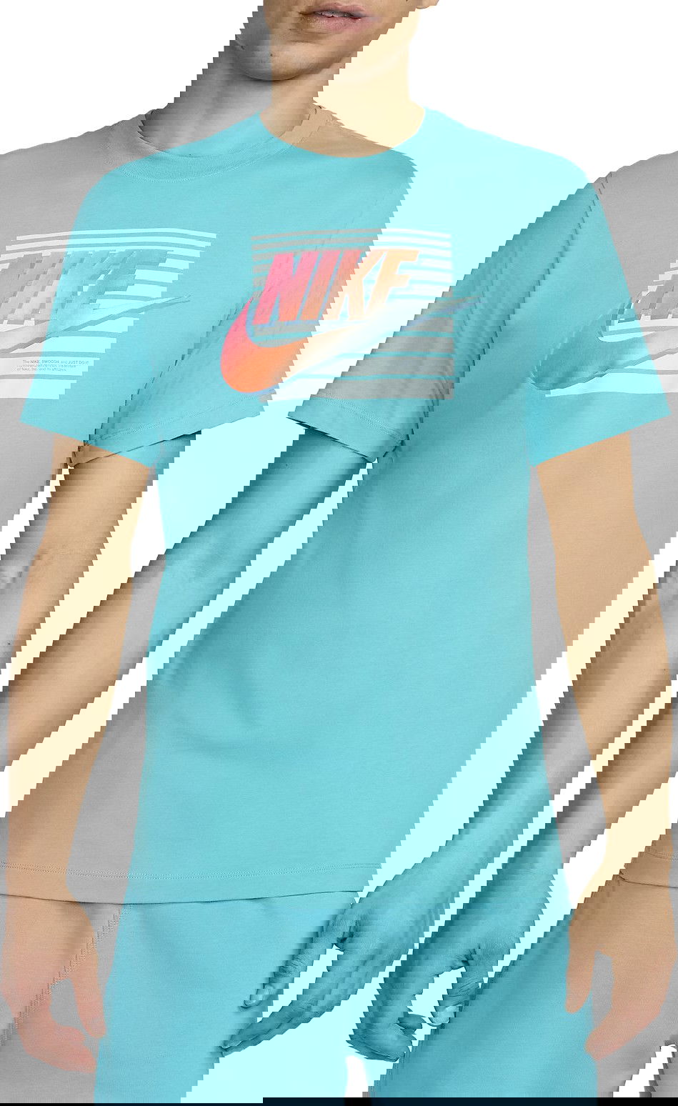 Tričko Nike M NSW TEE 6MO FUTURA Tyrkysová | fq7995-345, 0