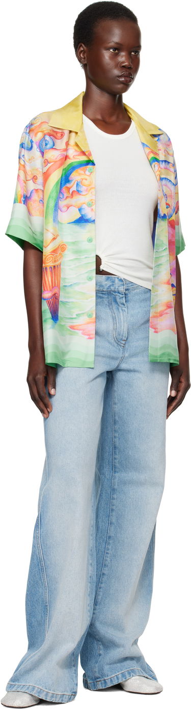 Košeľa Casablanca Printed Silk Shirt Rôznofarebný | U-WPS25-SH-003-04, 3