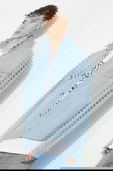 Bunda Dickies Madison Transitional Denim Jacket Modrá | DK0A4YER, 3