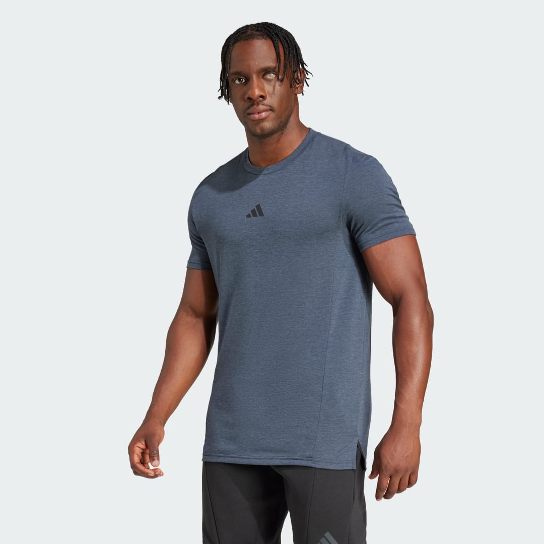 Tričko adidas Performance Workout Training T-Shirt Modrá | JI5770, 0