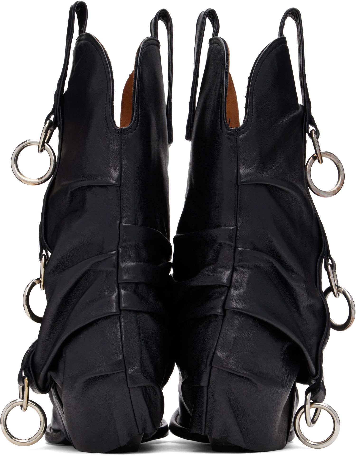 Oblečenie R13 R13 Harness Low Rider Cowboy Boots Čierna | R13WS064-S152A, 1