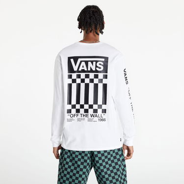 Tričko Vans Off The Wall Check Grap Biela | VN0A7S6ZWHT1, 4