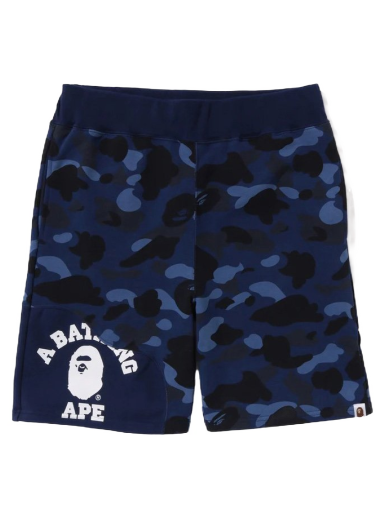 Šortky BAPE Color Camo Cutting Sweat Shorts Navy | 1J30-153-012