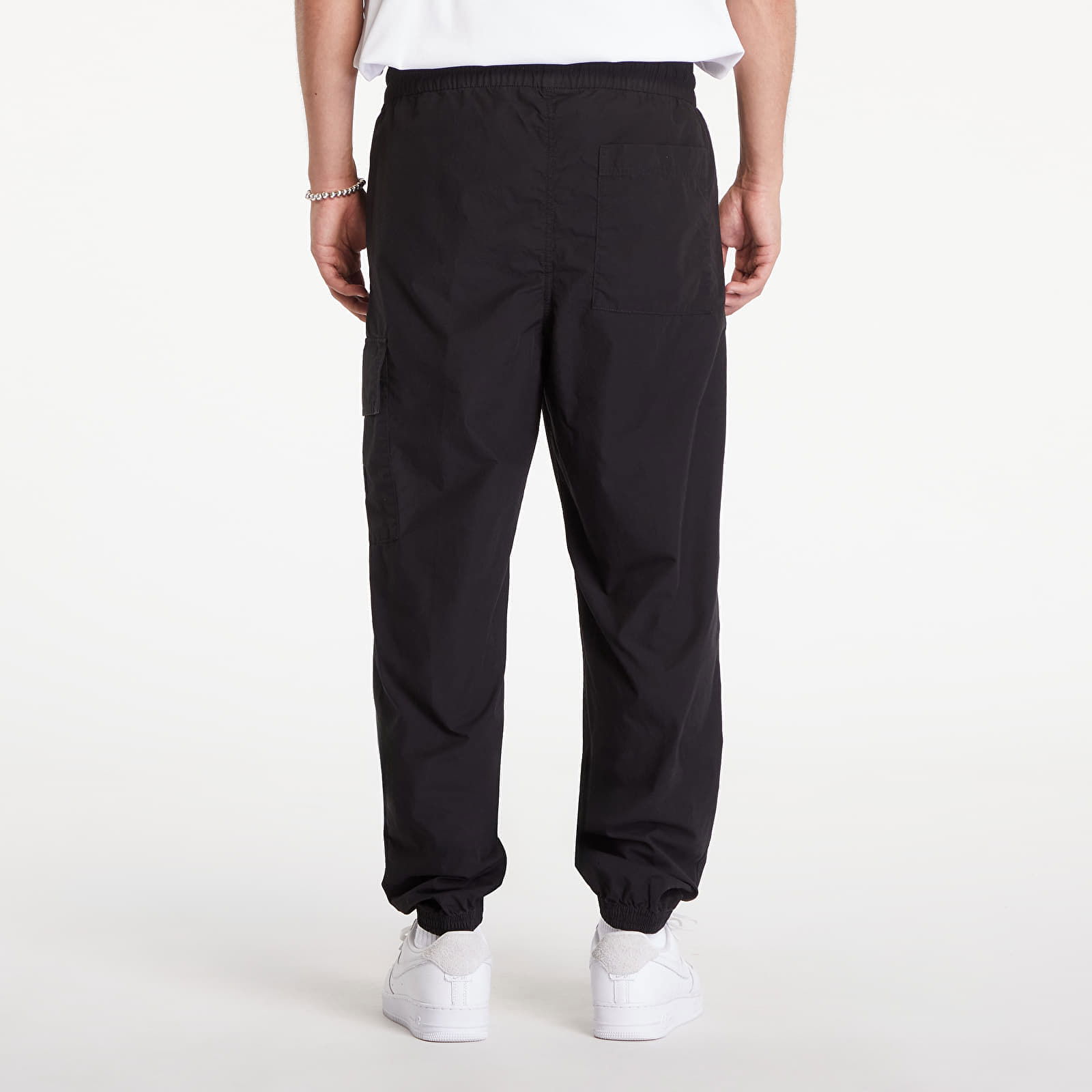 Cotton Poplin Utility Pants Black