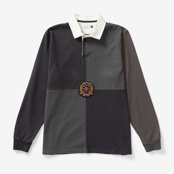 Polo tričko Pop Trading Company Royal Rugby Polo Čierna | POPSS23-01-005, 0