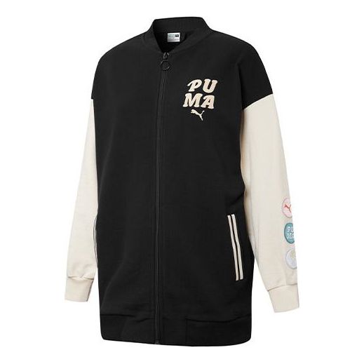 Bomber bunda Puma Retro Colorblock Bomber Jacket Biela | 536309-01, 0
