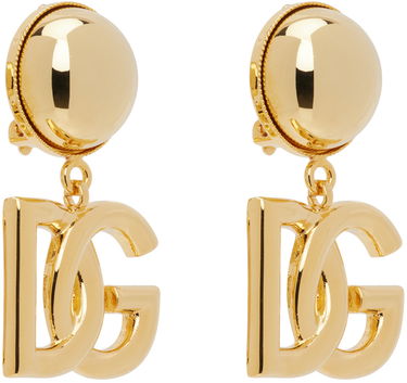 Náušnice Dolce & Gabbana Gold 'DG' Earrings Metalická | WEN6P6 W1111, 1