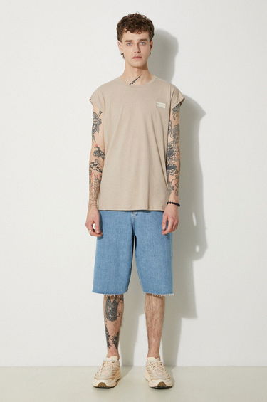 Tielko Alpha Industries Tank Top Beige Béžová | 118530.627, 1
