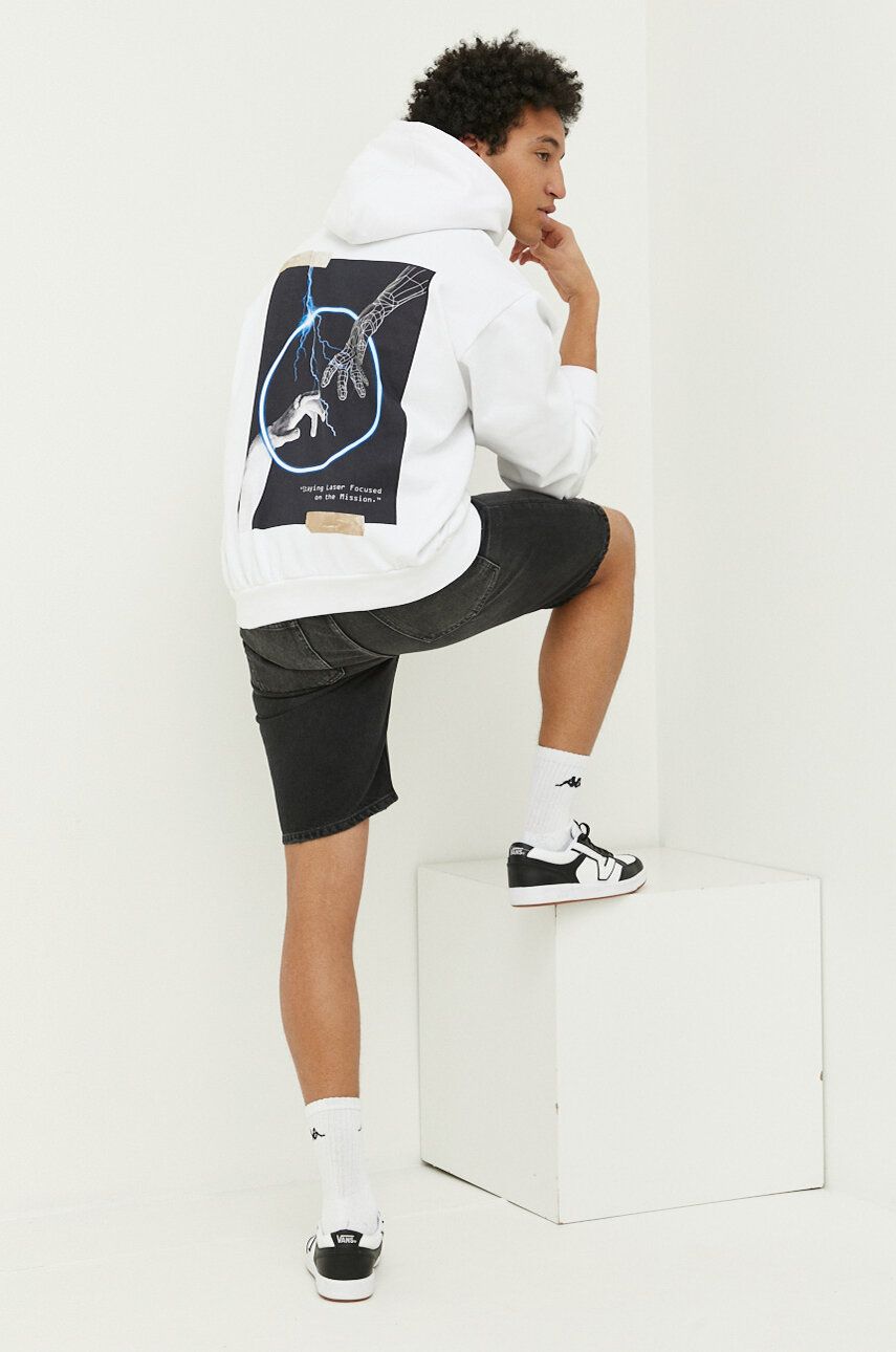 Mikina Karl Kani Hoodie Biela | 6021421, 0