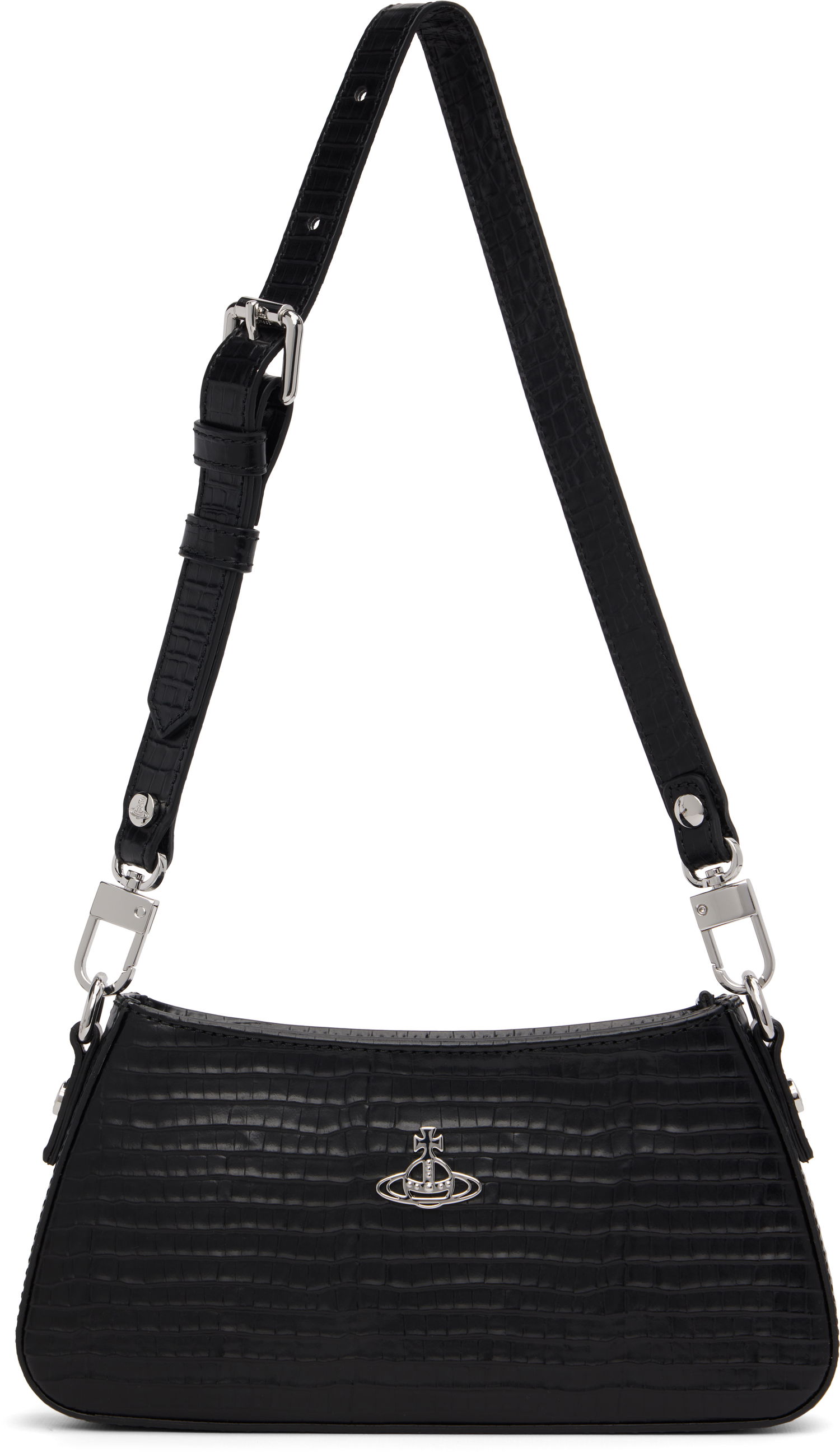Taška cez rameno Vivienne Westwood Vivienne Westwood Tasha Shoulder Phone Bag Čierna | 5801000GW-L00C0-, 0