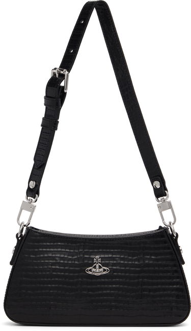 Taška cez rameno Vivienne Westwood Vivienne Westwood Tasha Shoulder Phone Bag Čierna | 5801000GW-L00C0-, 0