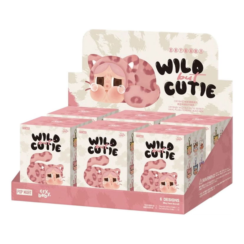 Zberateľské POP MART CryBaby Wild but Cutie Plush Pendant Blind Box Rôznofarebný | PPMT-2505-0012