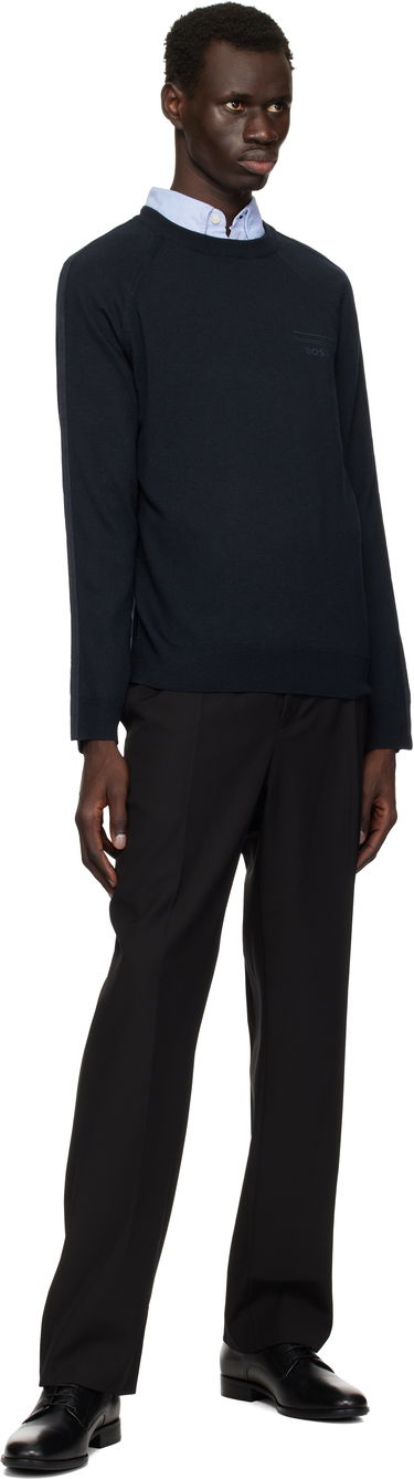 Sveter BOSS Porsche Edition Logo Sweater Navy | 50531197, 3