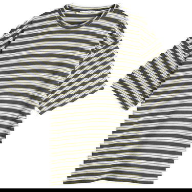 Tričko YMC YMC Triple Jacquard Stripe T-Shirt, Size Large Šedá | P6YMJ-90, 0
