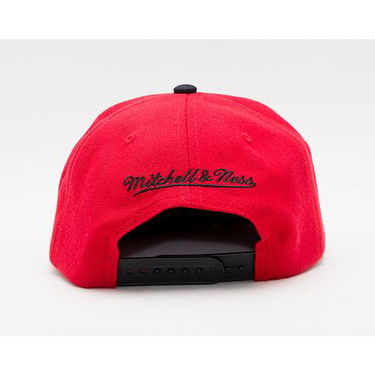 Klobúk Mitchell & Ness Two-Tone Snapback Cap with Embroidered Logo Červená | 6HSSMM19224-CBUBKWH, 1