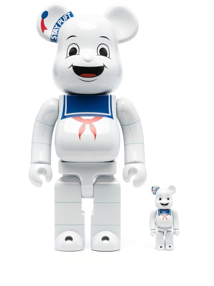 Zberateľské Medicom Toy Be@rbrick Stay Puft Marshmallow 100%+400% figure set - White Biela | 14SPMM19610680