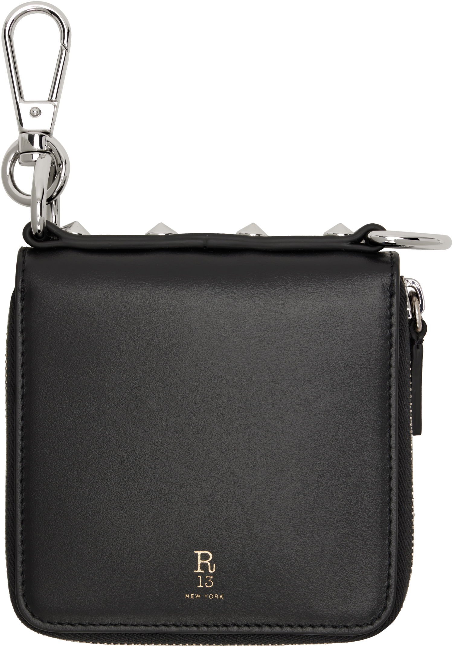 Peňaženka R13 R13 Clasp Wallet Čierna | R13WA064-A001, 0
