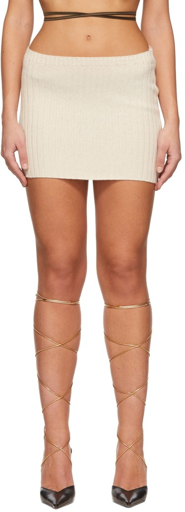 Sukňa GUIZIO Guizio Wool Mini Skirt Béžová | DGF21M1026, 0