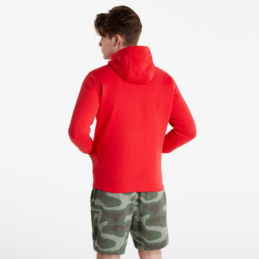 Mikina Nike Sportswear Club Hoodie Full-Zip Brushed Back Červená | BV2645-657, 1