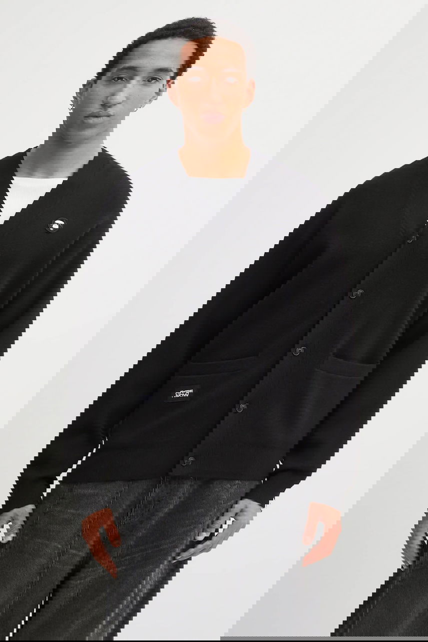 Sveter AAPE by A Bathing Ape AAPE Now V-Neck Button-Front Cardigan Čierna | AAPKNMC356XXP, 0