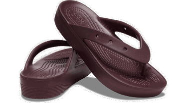 Tenisky a topánky Crocs Classic Platform Flips Hnedá | 207714-6WD, 1