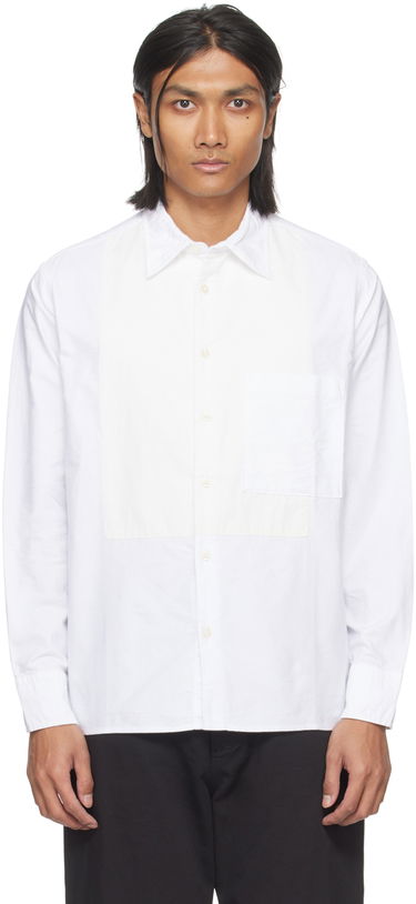 Košeľa Universal Works Universal Works Bib Front Shirt Biela | P2950, 0