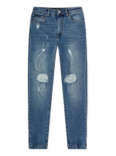 Džínsy Dolce & Gabbana Distressed Jean Navy | FTAH6DG8EE8-S9001