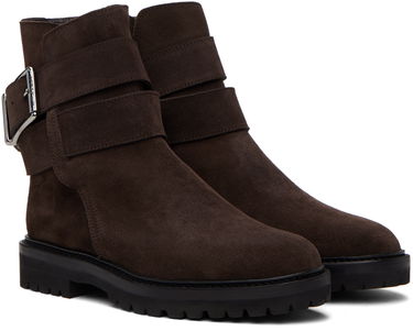 Oblečenie Manolo Blahnik Manolo Blahnik Hather Suede Ankle Boots Hnedá | 323-2540-0005, 3