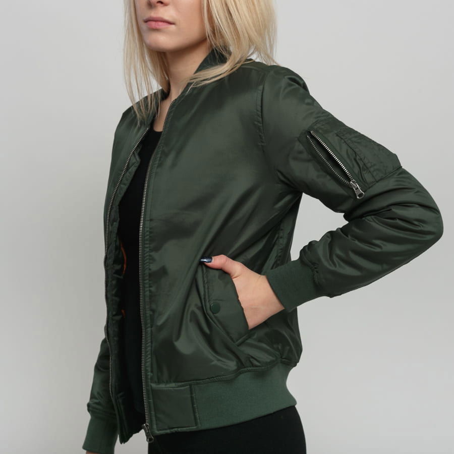 Ladies Basic Bomber Jacket