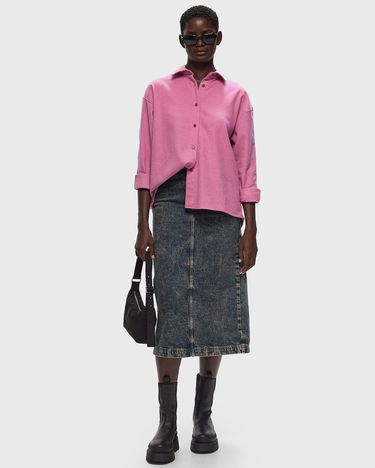 Košeľa American Vintage VYLOW SHIRT Ružová | VYL06AH24-BERLINGOT-CHINE, 1