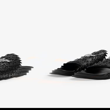 Tenisky a topánky Footshop FTSHP Monogram Slides Black Čierna | FTSHP_399, 14