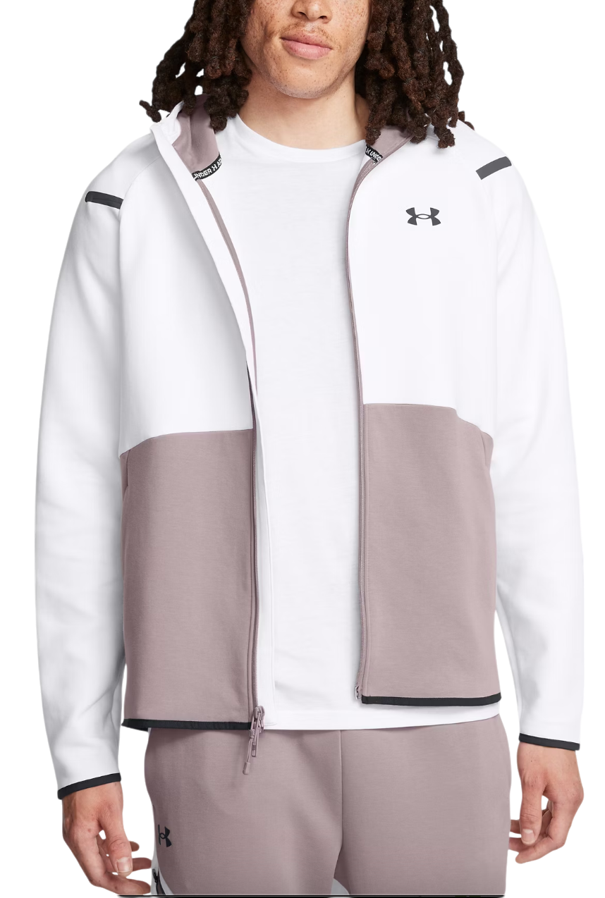Mikina Under Armour Hoodie FZ HD Biela | 1389352-015, 0
